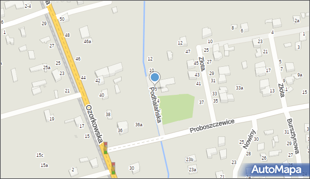 Zgierz, Podhalańska, 6, mapa Zgierz