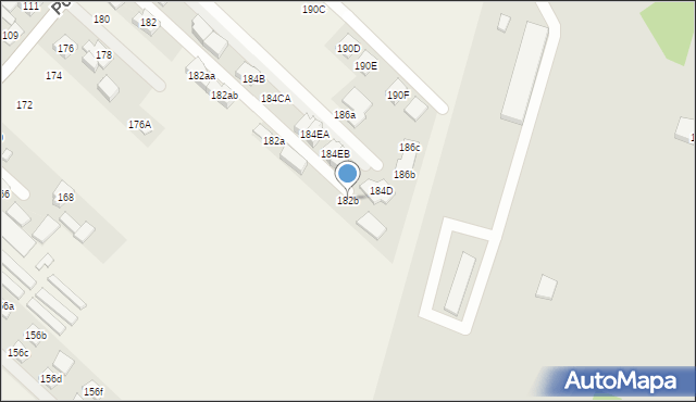 Zgorzała, Postępu, 182b, mapa Zgorzała