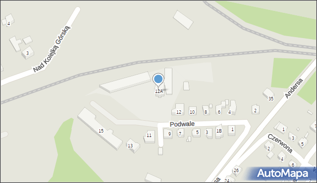 Zgorzelec, Podwale, 12A, mapa Zgorzelec