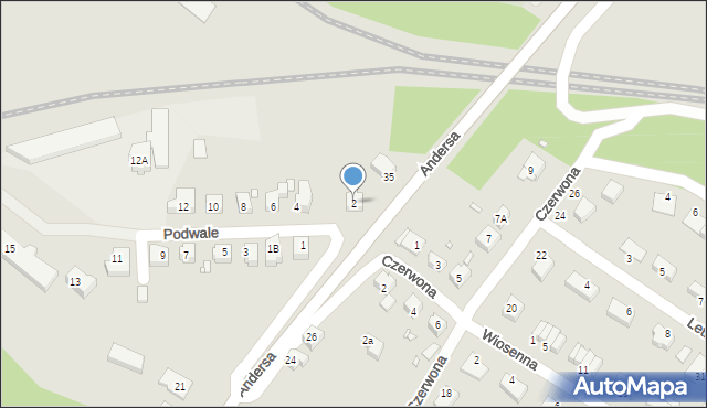 Zgorzelec, Podwale, 2, mapa Zgorzelec