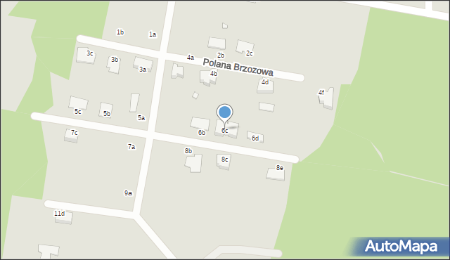 Zgorzelec, Polana Brzozowa, 6c, mapa Zgorzelec