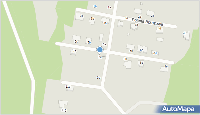 Zgorzelec, Polana Brzozowa, 7a, mapa Zgorzelec