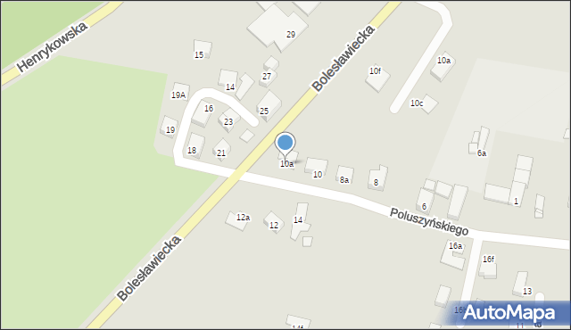 Zgorzelec, Poluszyńskiego, 10a, mapa Zgorzelec