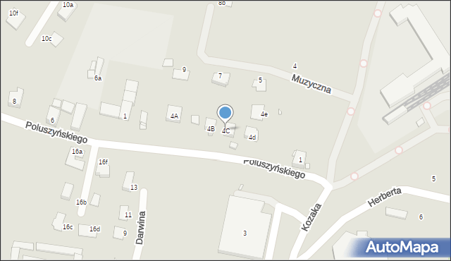 Zgorzelec, Poluszyńskiego, 4C, mapa Zgorzelec