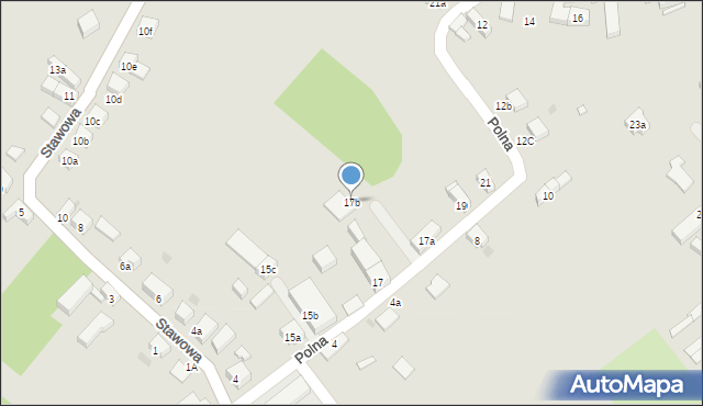 Ziębice, Polna, 17b, mapa Ziębice