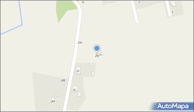 Zieleniewo, Popiełuszki Jerzego, bł. ks., 20c, mapa Zieleniewo