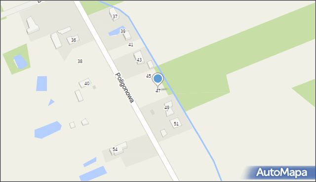 Zielkowice, Poligonowa, 47, mapa Zielkowice