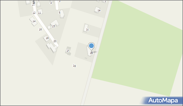 Ziemięcice, Polna, 1E, mapa Ziemięcice