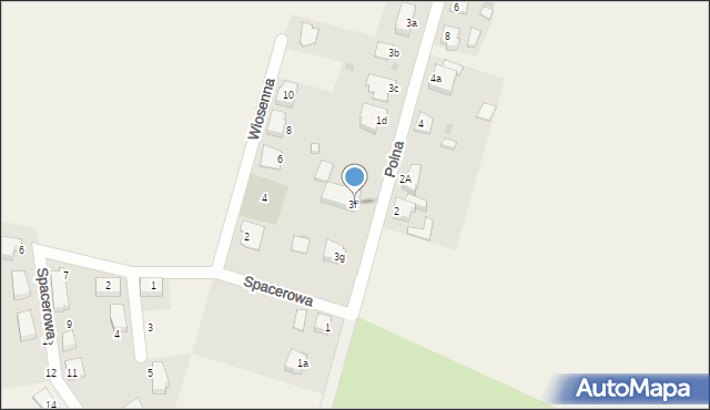 Ziemięcice, Polna, 3f, mapa Ziemięcice