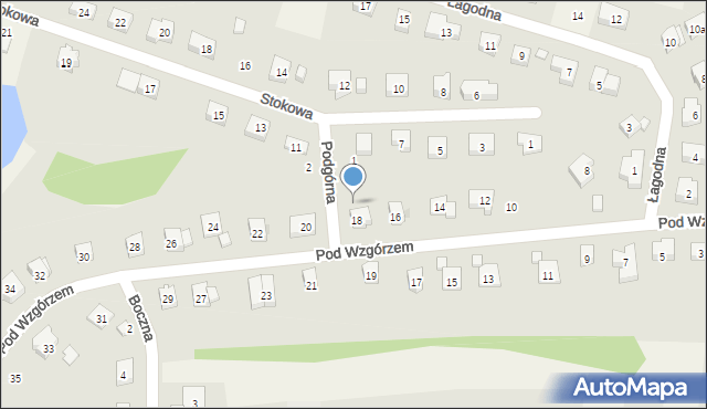 Ziemnice, Podgórna, 3, mapa Ziemnice