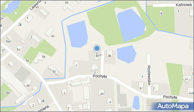 Żółwin, Pochyła, 3A, mapa Żółwin