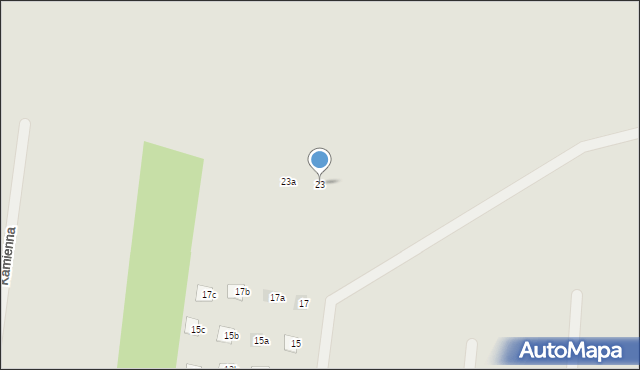 Żory, Podlaska, 23, mapa Żor