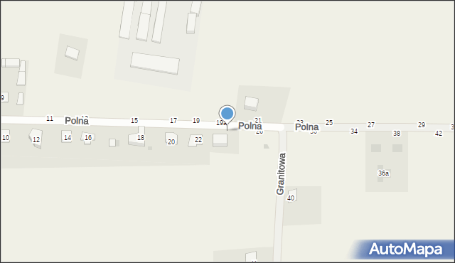 Zrębice, Polna, 24, mapa Zrębice