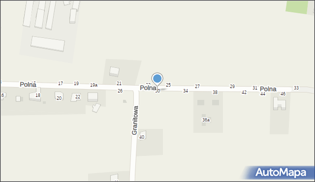 Zrębice, Polna, 30, mapa Zrębice