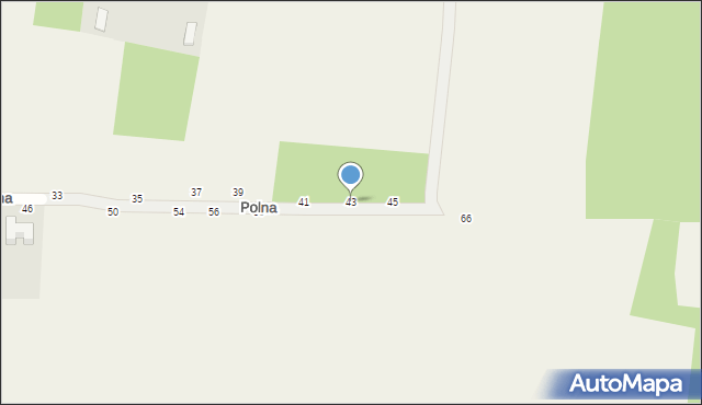 Zrębice, Polna, 43, mapa Zrębice