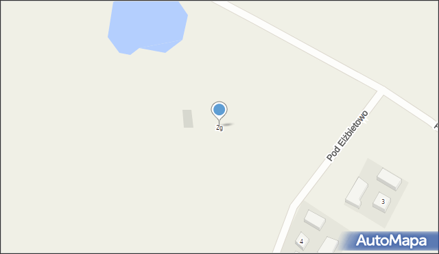 Żukowo, Pod Elżbietowo, 2g, mapa Żukowo