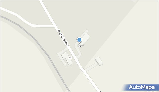 Żukowo, Pod Otomino, 1C, mapa Żukowo