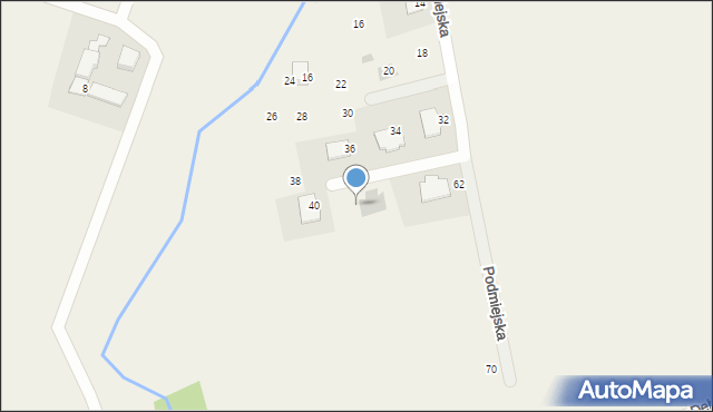 Żukowo, Podmiejska, 60, mapa Żukowo