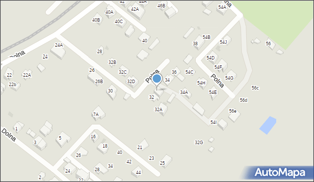 Żukowo, Polna, 32F, mapa Żukowo