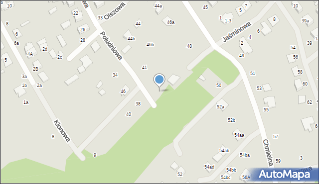 Żyrardów, Południowa, 45, mapa Żyrardów