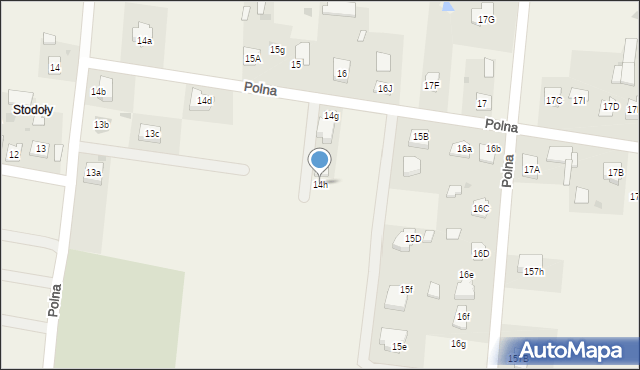 Żyrzyn, Polna, 14h, mapa Żyrzyn