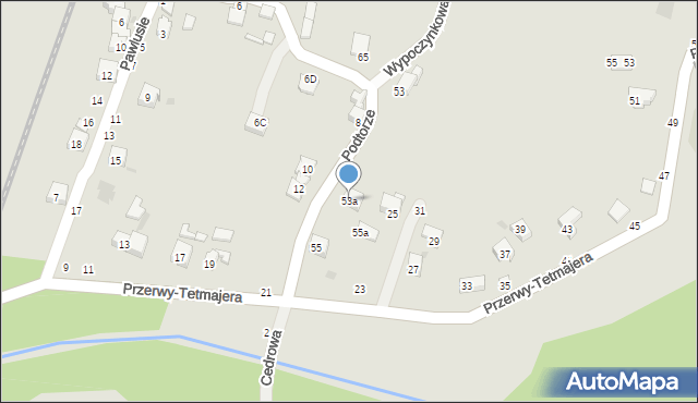 Żywiec, Podtorze, 53a, mapa Żywiec