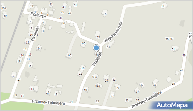 Żywiec, Podtorze, 8, mapa Żywiec