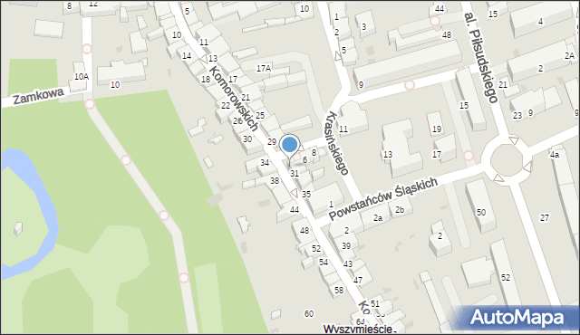 Żywiec, Polskiego Czerwonego Krzyża, 2, mapa Żywiec