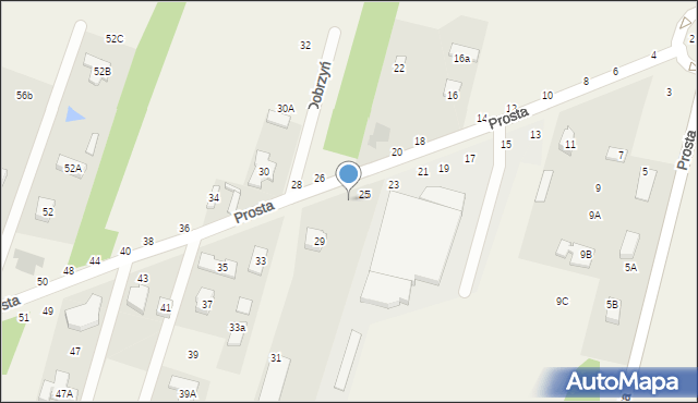 Adamówek, Prosta, 27, mapa Adamówek