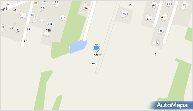Adamówek, Prosta, 57f, mapa Adamówek