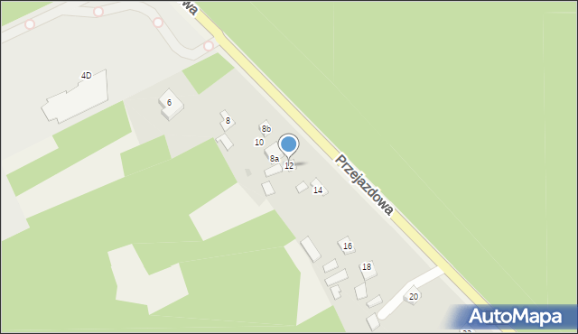 Aleksandria Pierwsza, Przejazdowa, 12, mapa Aleksandria Pierwsza