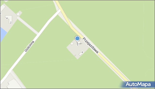 Aleksandria Pierwsza, Przejazdowa, 2, mapa Aleksandria Pierwsza