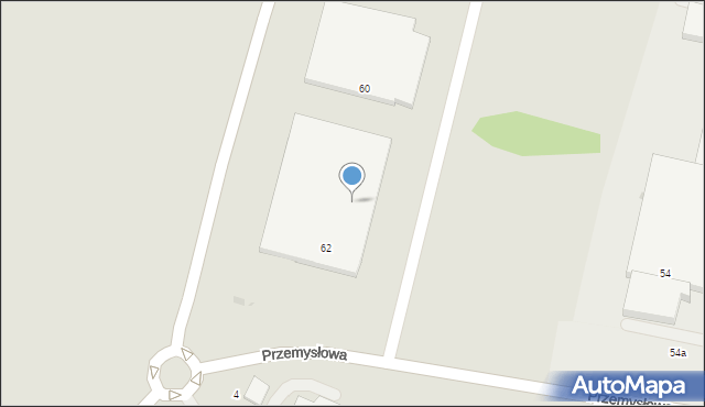 Andrychów, Przemysłowa, 62, mapa Andrychów