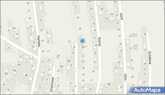 Balin, Promienna, 24, mapa Balin