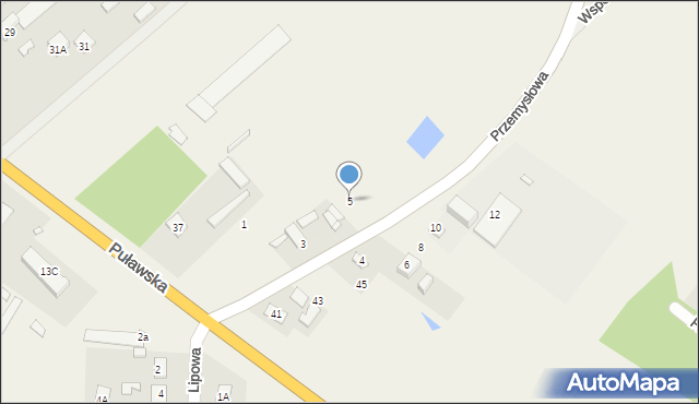 Baniocha, Przemysłowa, 5, mapa Baniocha