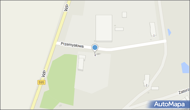 Barczewo, Przemysłowa, 4, mapa Barczewo
