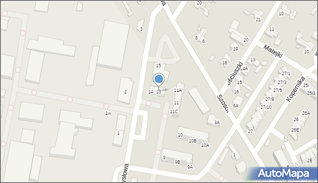 Barlinek, Przemysłowa, 13, mapa Barlinek