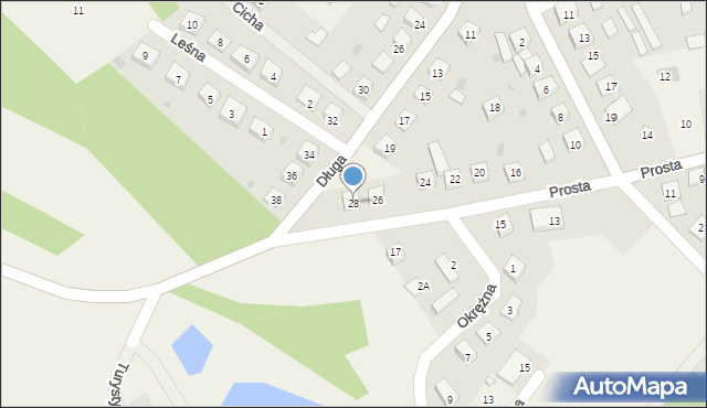 Bartniczka, Prosta, 28, mapa Bartniczka