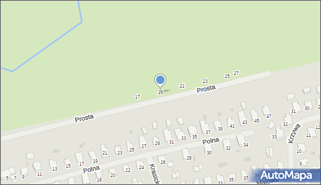 Bartoszyce, Prosta, 19, mapa Bartoszyce