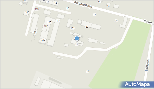 Bartoszyce, Przemysłowa, 24, mapa Bartoszyce