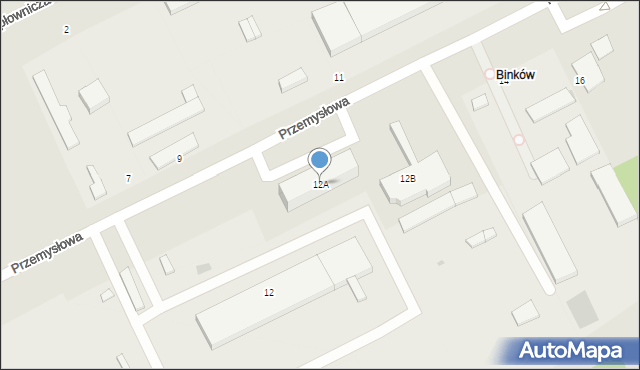 Bełchatów, Przemysłowa, 12A, mapa Bełchatów