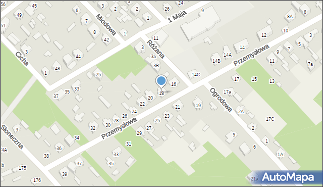 Bełchów, Przemysłowa, 18, mapa Bełchów