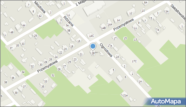 Bełchów, Przemysłowa, 19, mapa Bełchów