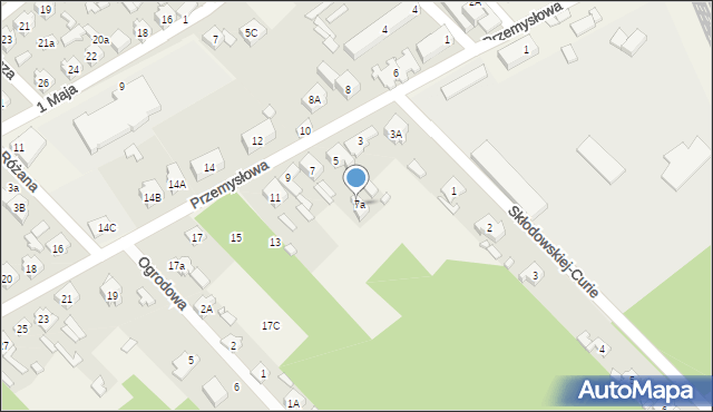 Bełchów, Przemysłowa, 7a, mapa Bełchów