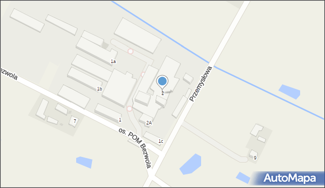 Bezwola, Przemysłowa, 2, mapa Bezwola