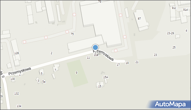 Biała Podlaska, Przemysłowa, 11a, mapa Białej Podlaskiej