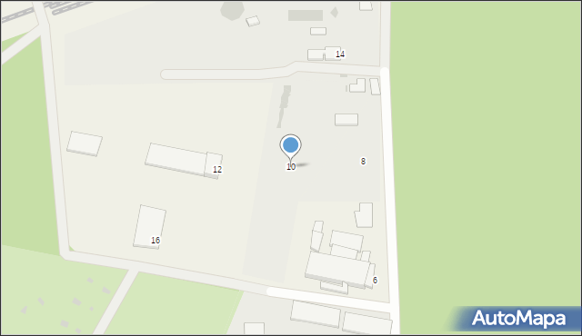 Białe Błota, Przemysłowa, 10, mapa Białe Błota