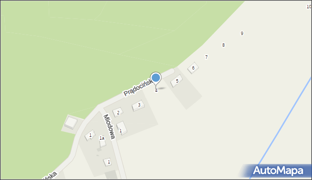 Białobłocie, Prądocińska, 4, mapa Białobłocie