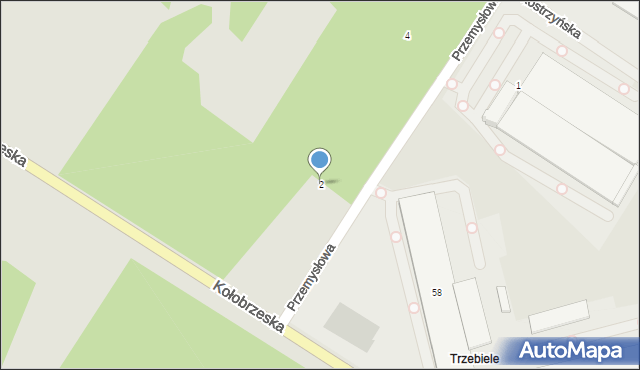 Białogard, Przemysłowa, 2, mapa Białogard