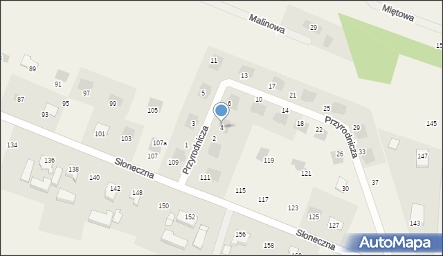 Białuń, Przyrodnicza, 4, mapa Białuń